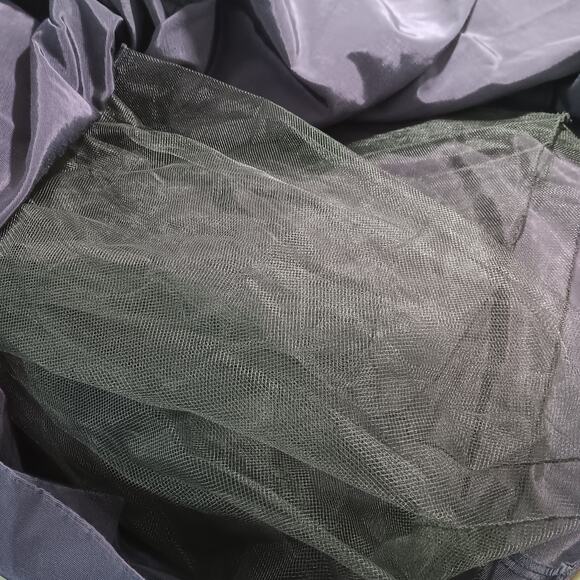 Vintage 90s Prom Dress Size Medium Purple Puffy Short Sleeves Fit and Flare Cut - Picture 12 of 12